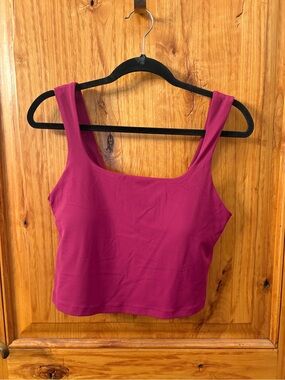 Athleta Transcend Square-Neck Crop Bra